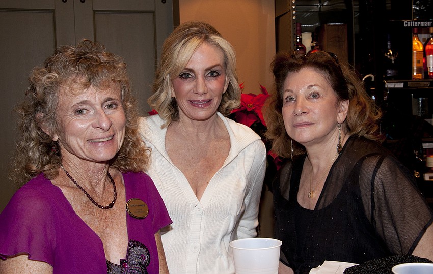 Suzanne LaCroix of Designing Women Boutique, Board Chair of Sarasota Ballet Hillary Steele and volunteer for Designing Women Boutique Marlene Bryda