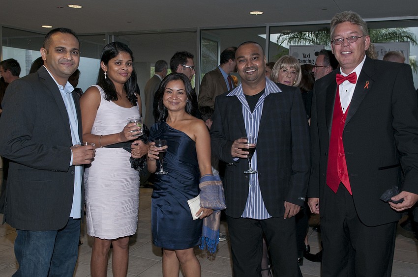 Nik & Anu Panchal, Hemal & Chirag Amin and Michael Cuffage