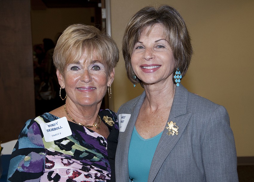 VP of Programming Bunny Skirboll and incoming President Nancy Swart