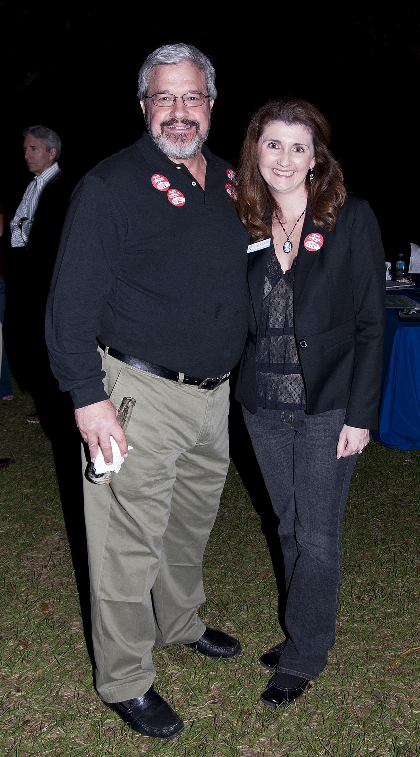 Co-chair Robert Lincoln and Jessica Rogers, New College Vice President, Alumni Affairs