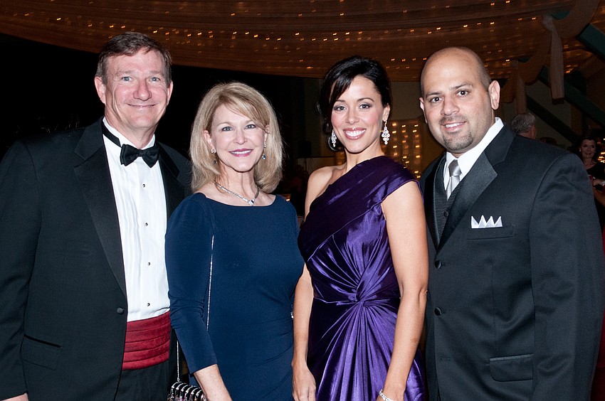 Dr. Braun and Jeanne Graham with Kelly and Dr. Scott Engel