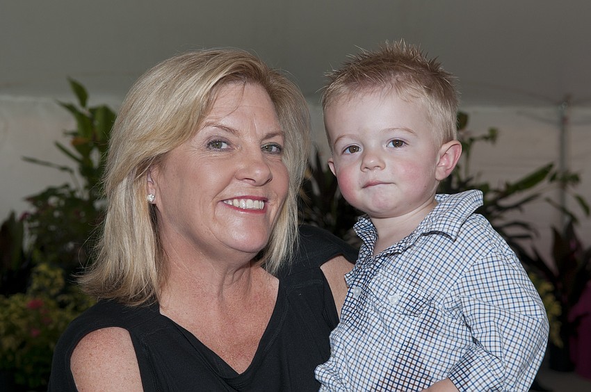 Susan Macrae and grandson Jackson Scibelli