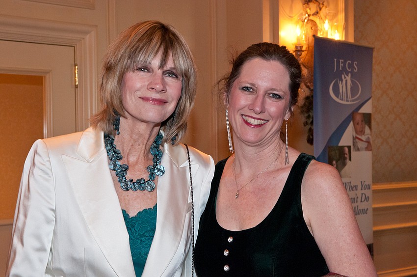 Mayor Suzanne Atwell and Grace Carlson