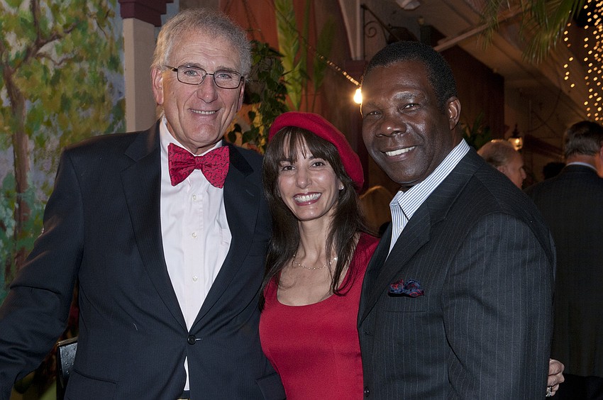 Harry and Victoria Leopold with George Augustin