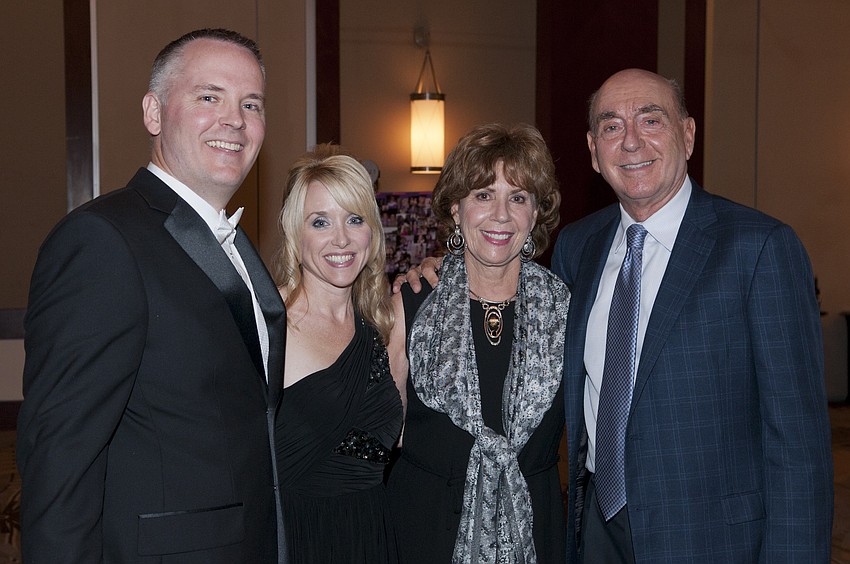Patrick & Holly Wright with Lorraine & Dick Vitale