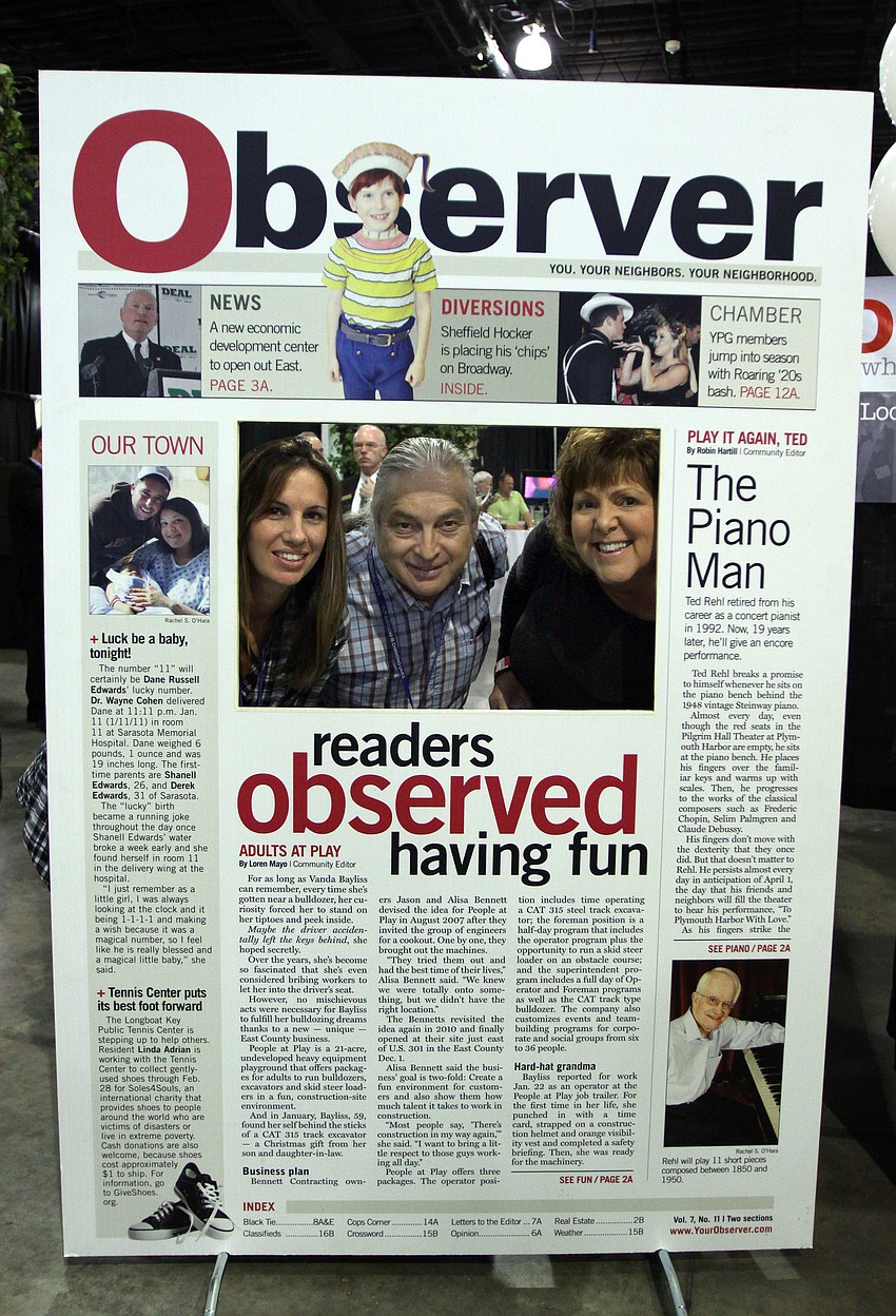 Mindy Carver, Ed Padilla and Kathy Goeller