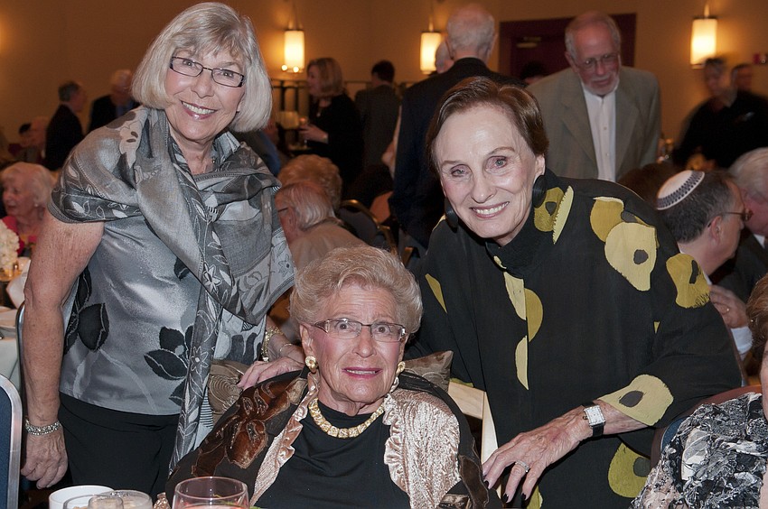 Honorary co-chairs Gerri Aaron, Bea Friedman and Sally Yanowitz