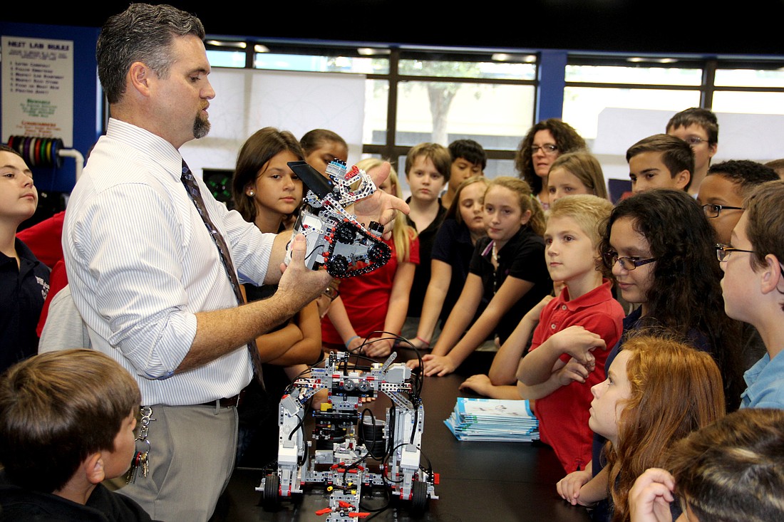 Flagship programs like the robotics program at Wadsworth Elementary, will be featured at Flagship Showcase. Photo by Jacque Estes