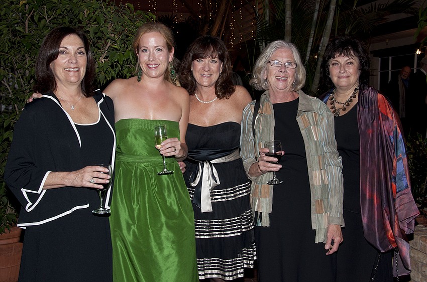 Irene Hill, Jane Thompson, Beverly St. Hilaire, Diane Cirksena and Marjorie Broughton