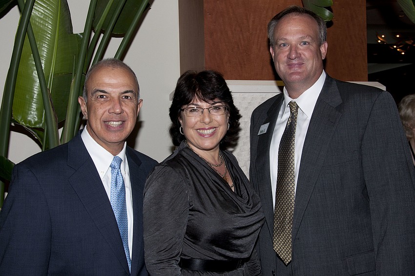 Saul and Debra Landesberg with John Raleigh