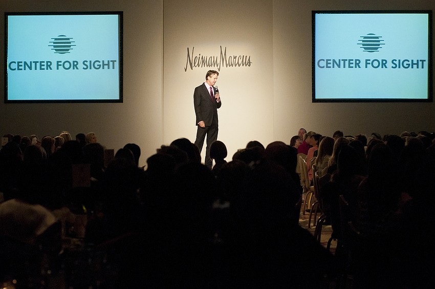 Dr. David Shoemaker of Center for Sight, main sponsor of the event