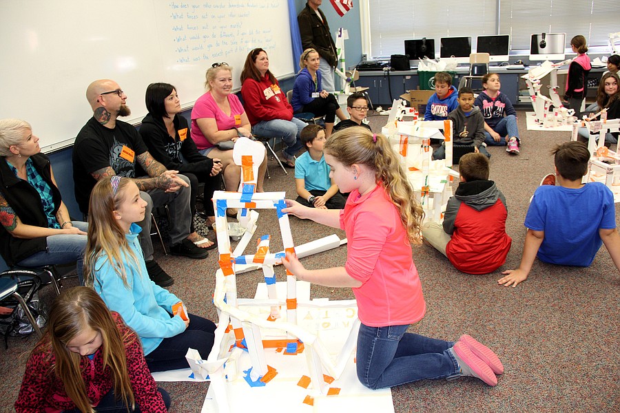 Paper roller coasters fill OKES classroom Observer Local News