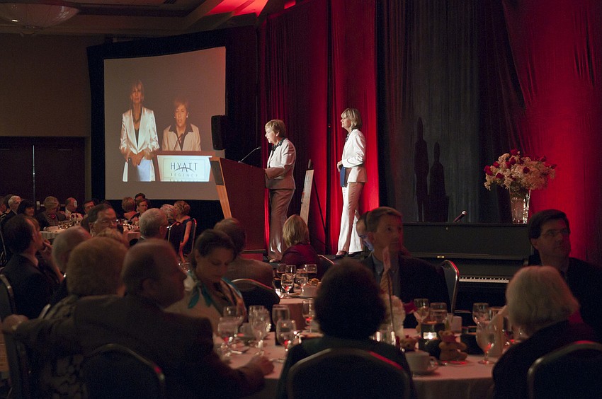 Commissioner Nora Patterson and Mayor Suzanne Atwell read proclamations