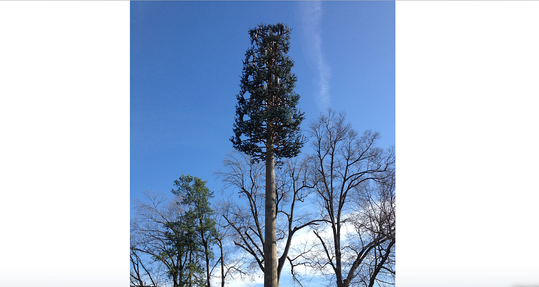 It's supposed to look like a pine tree. (Photo courtesy of the city of Palm Coast.)