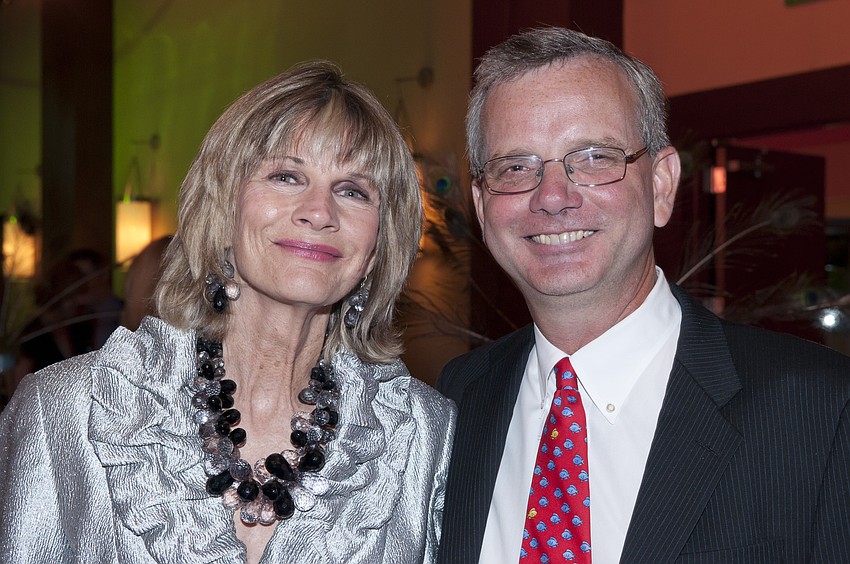 Mayor Suzanne Atwell and Michael Beaumier