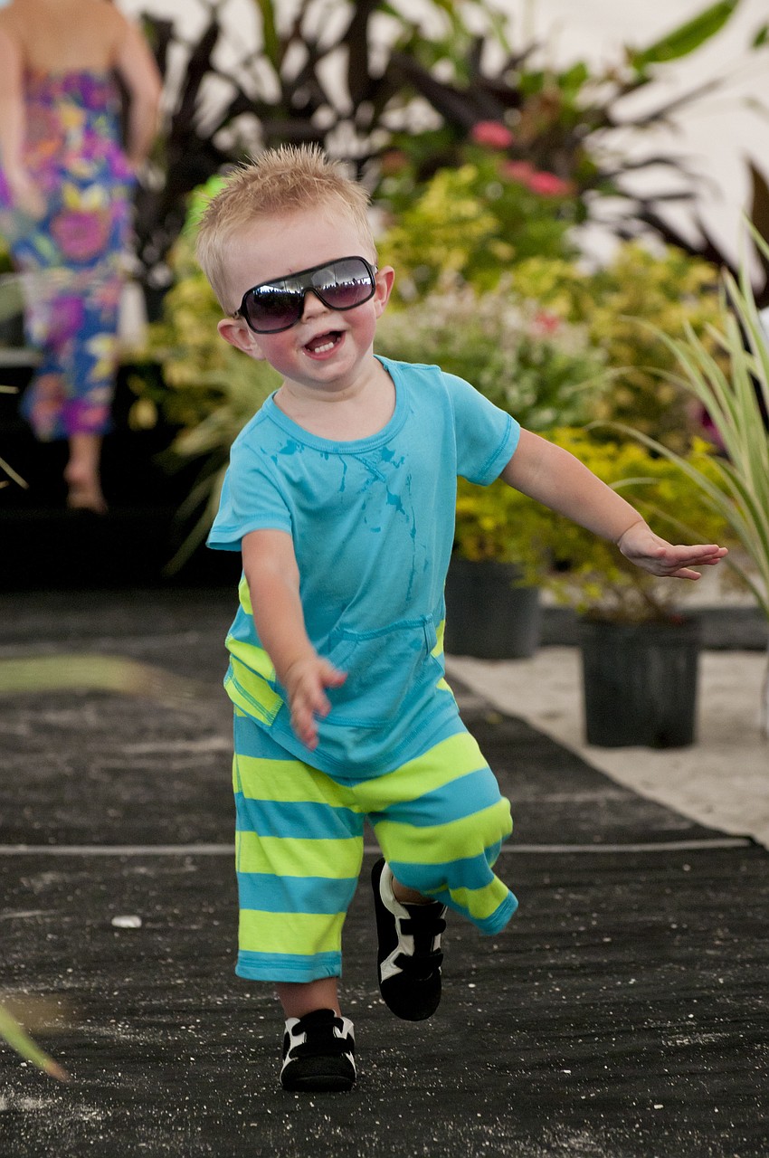 Jackson Scibelli goes rogue on the runway