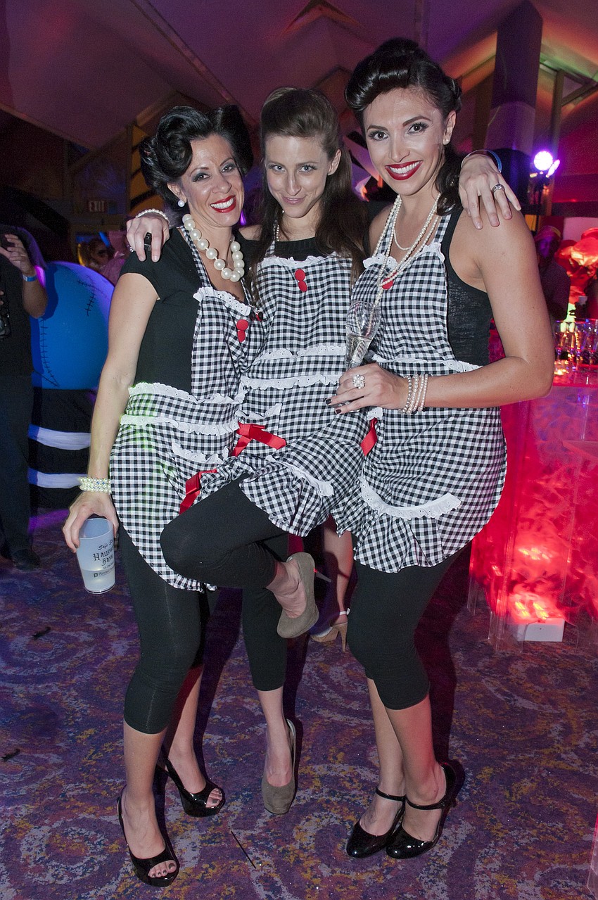 The 'Three Kitcheneers' Assunta Swier, Charlotte Abrams and Megan Greenberg