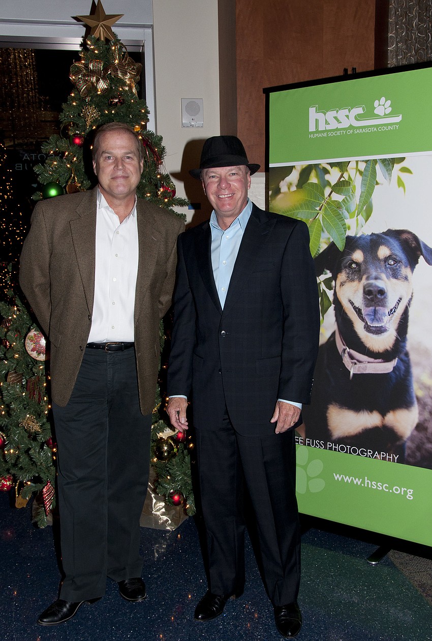 Emcees Ken Sons and Les McCurdy