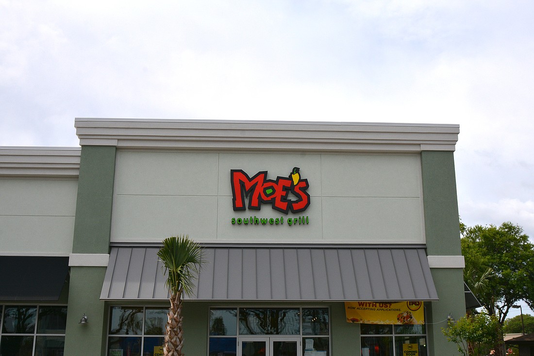 Moe's Southwest Grill's grand opening will be May 11. Photo by Lisa Wolfe