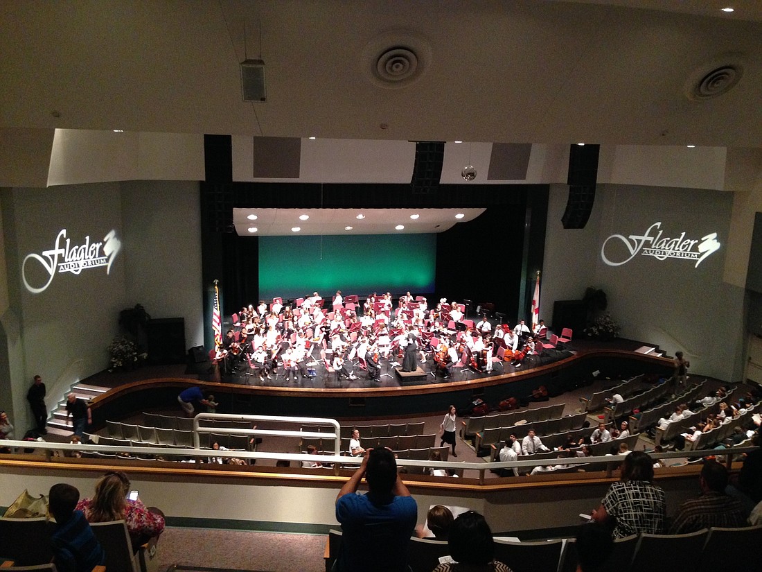 The Flagler Youth Orchestra plays at the Flagler Auditorium in 2014. (File photo)