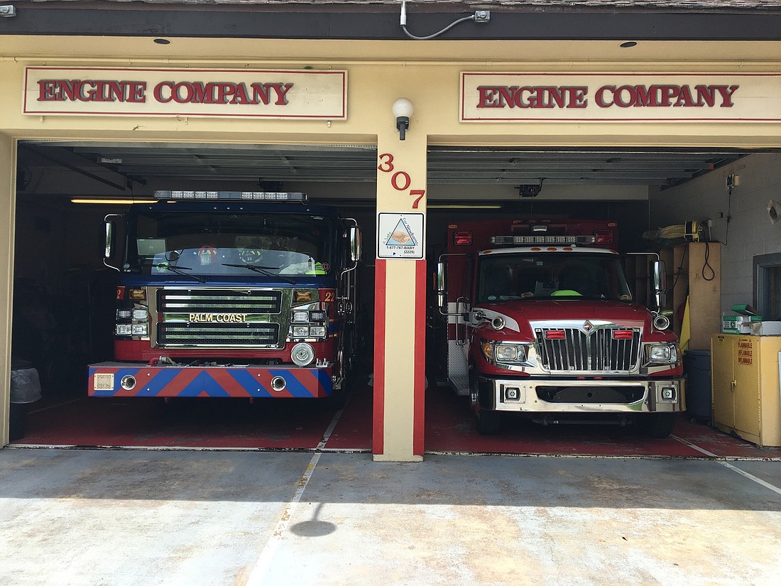 Station 22's bays were built when fire engines were smaller. Now, fire trucks have to be custom built to fit them. (Photo by Brian McMillan)