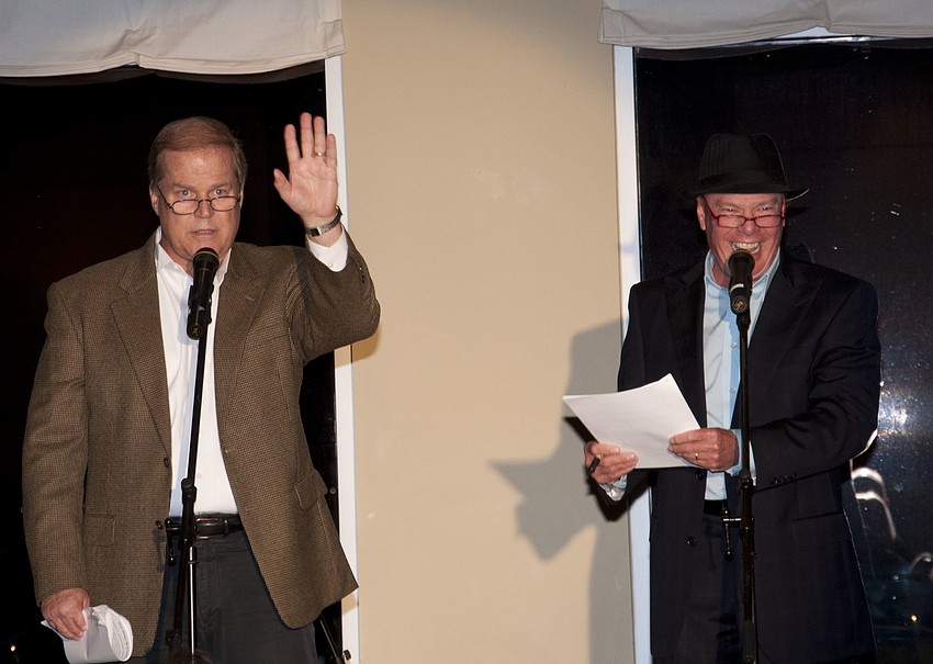 Emcees Ken Sons and Les McCurdy