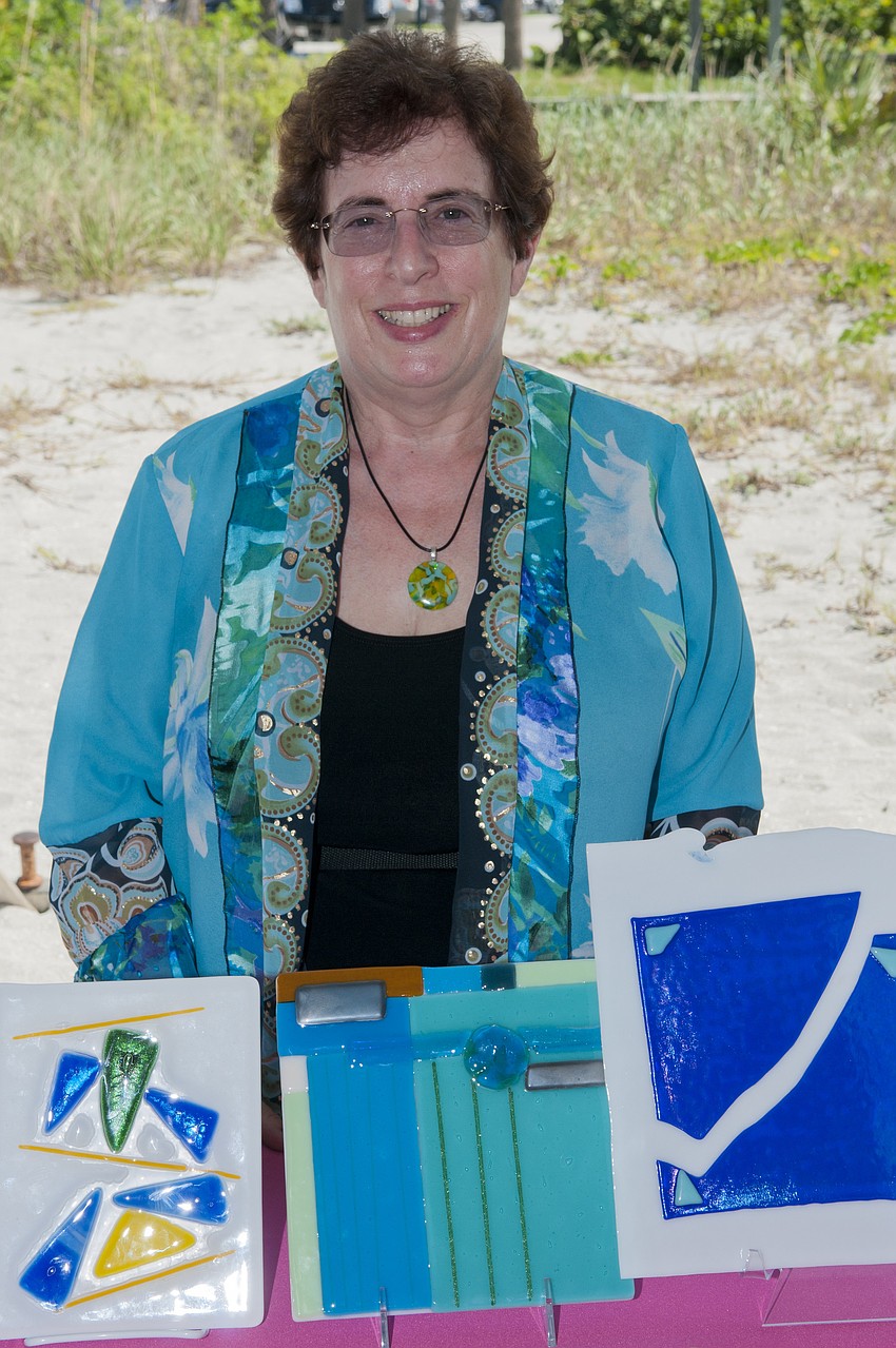 Glass artist Kathy Cook