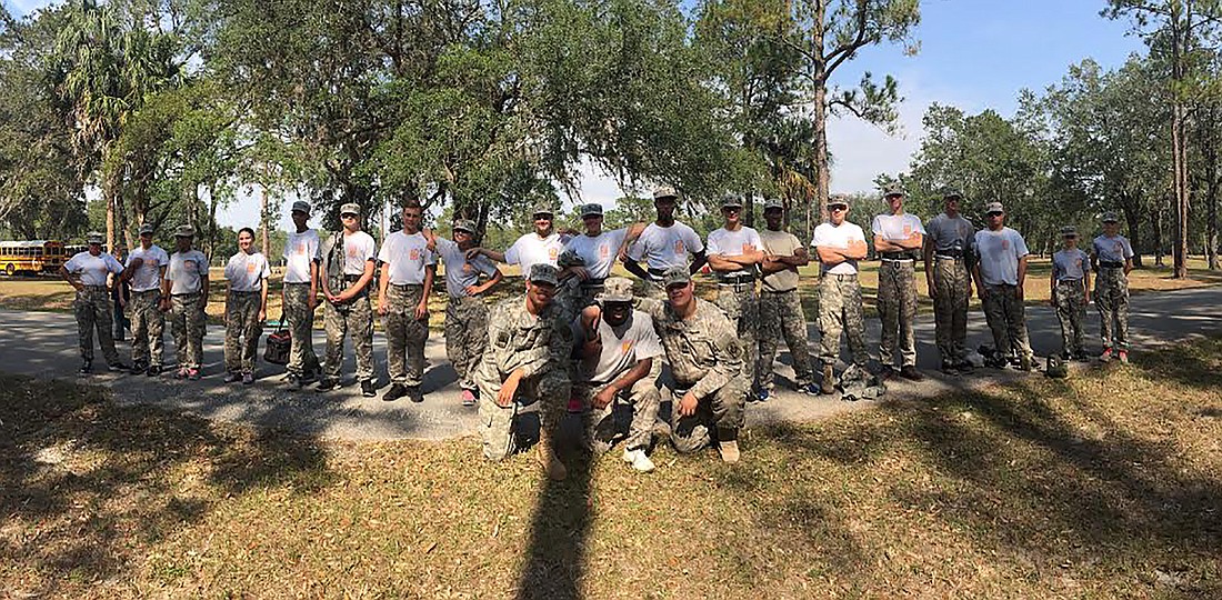 Matanzas High School Army JRROTC. Courtesy photo