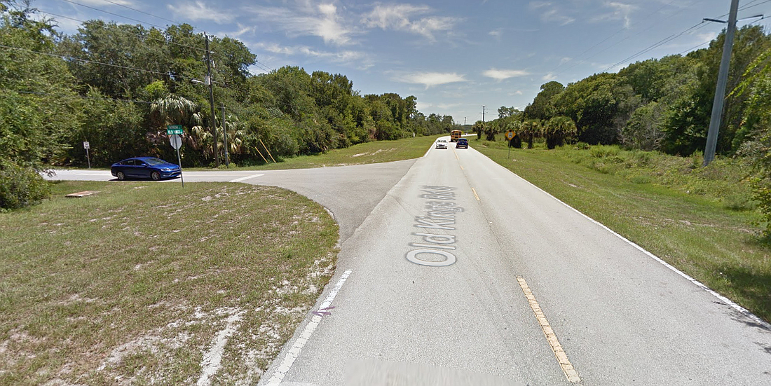 The hit-and-run crash took place on Old Kings Road near its intersection with Farnum Lane. (Image from Google Maps)