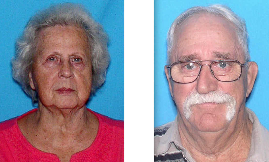 Anna and Bernard Raffestin have been found safe in Tallahassee. (Photos courtesy of the Flagler County Sheriff'  s Office.)