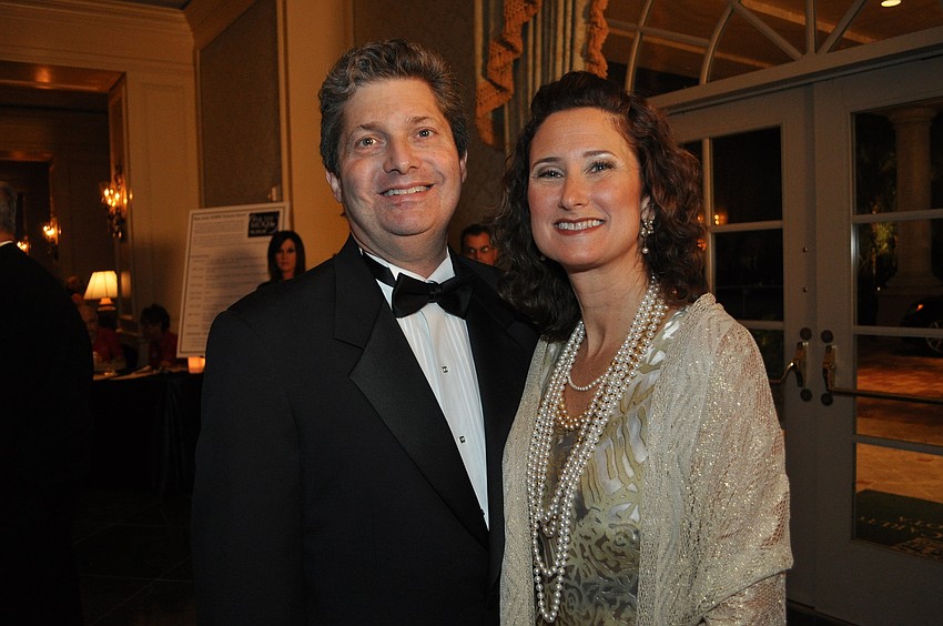 Larry Atlas and Andrea Feldman, Program Director of Cancer Support Center