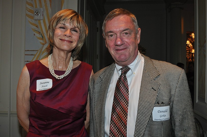 Mayor Suzanne Atwell and Honoree Donald Geike