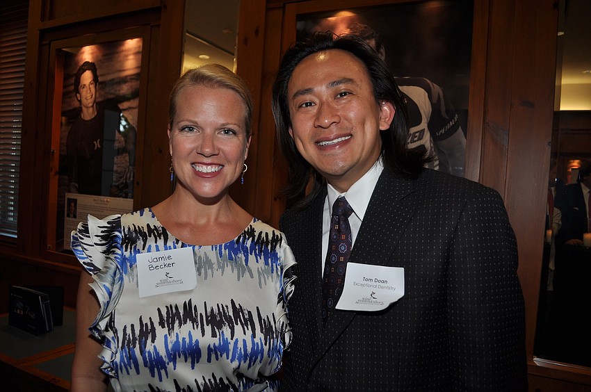 Jamie Becker and Dr. Tom Doan