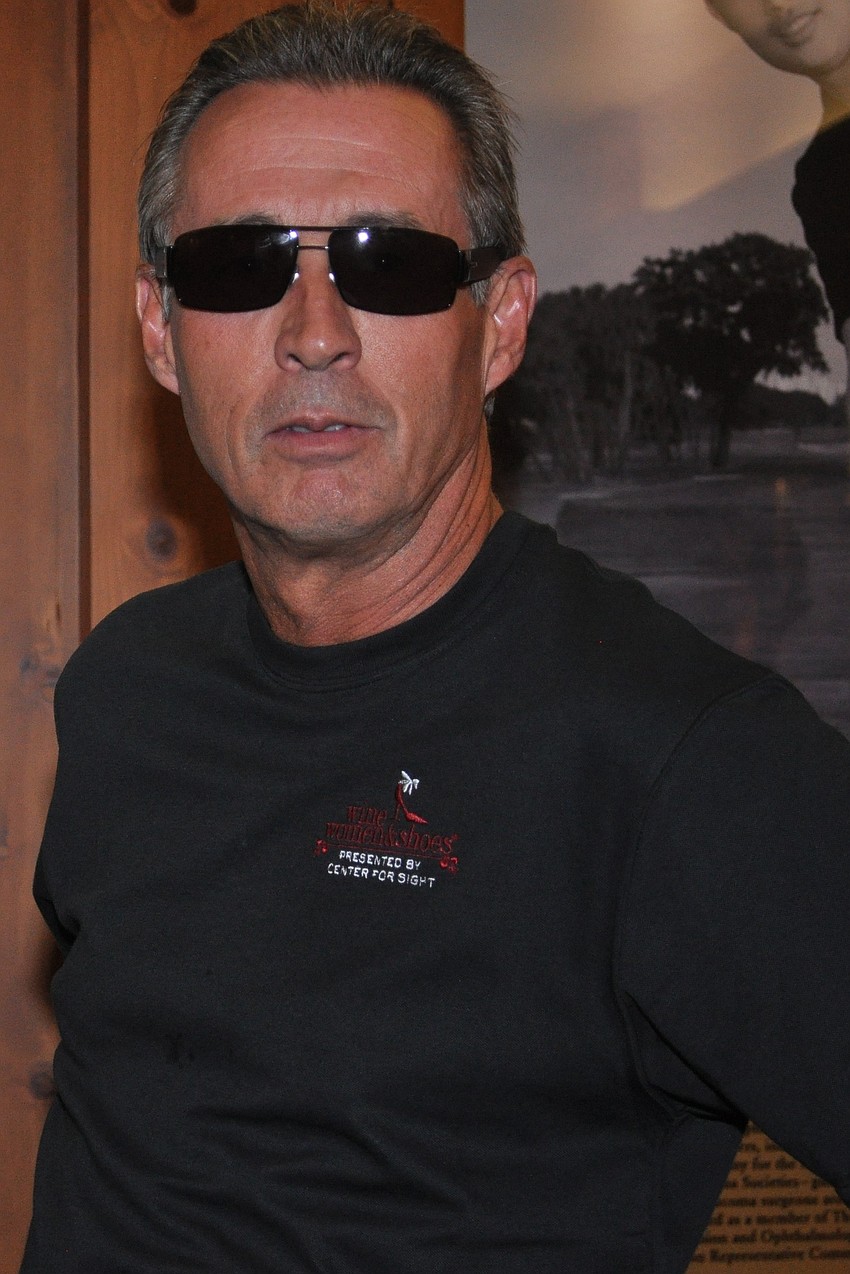Dr. Gary Bockhold modelling the solemen tee-shirt