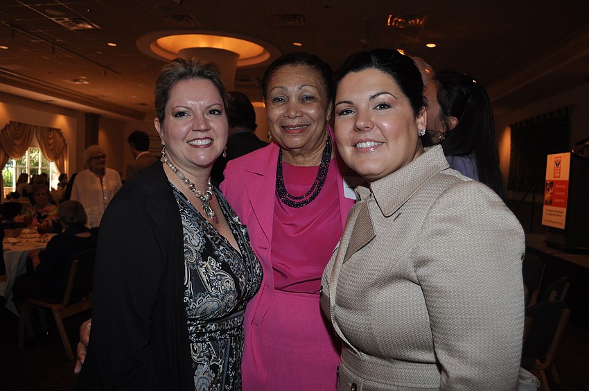 Veronica Brandon Miller, Dr. Lou Bertha McKenzie-Wharton and Alina Cemetier