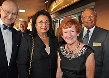 Scott Bushey, Nora Stephan, Ellyn Hammond and Opera Board President Joe Stephan