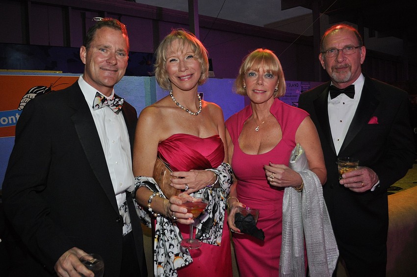 Roger and Carole Chrisman, Daisy and Gary Steadman