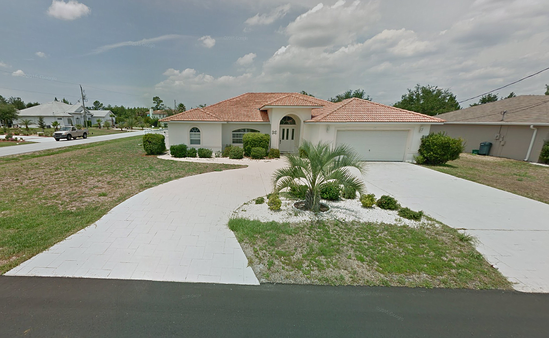 The stabbing happened at 17 Felshire Lane in Palm Coast. (Image from Google Maps)