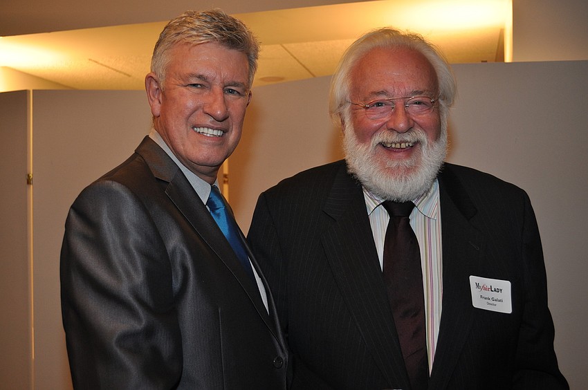 Asolo producing artistic director Michael Donald Edwards and My Fair Lady Director Frank Galati