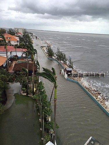 Hurricane Earl came ashore in Belize, this morning, Thursday, Aug. 4.Structures in the tourist district, shown, bore the storm better than the homes inland. Courtesy photo