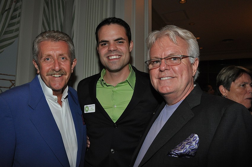 Phil King, State Field Representative Joe Saunders, Dennis Stover