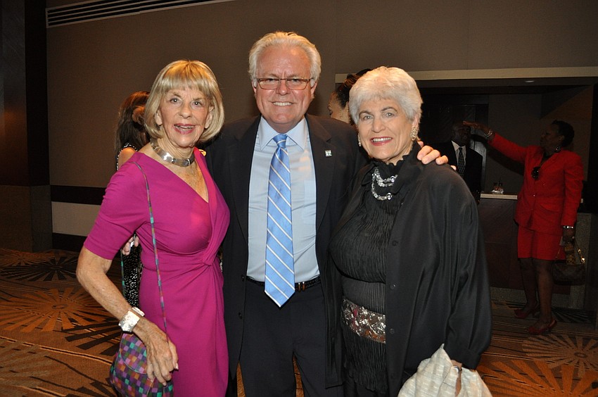 Gloria Moss, Dennis Stover and Nancy Schlossberg
