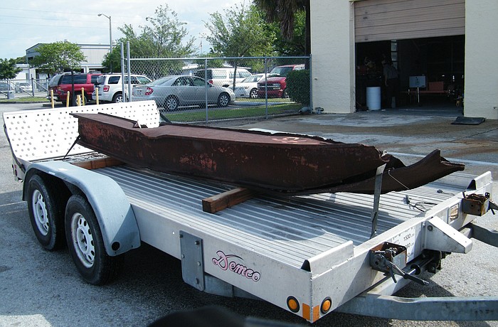 A twisted steel beam from the World Trade Center will be unveiled Sept. 11 at the Sarasota Police Station as a memorial to honor the hundreds of first responders who lost their lives 10 years ago.