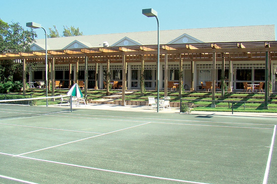 Cedars Tennis Resort & Fitness Club renovations were completed in 2009. Courtesy Photo.