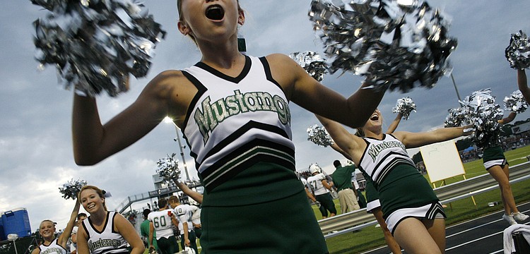 Sara Vaught kept the Mustang fans on their feet throughout the game.