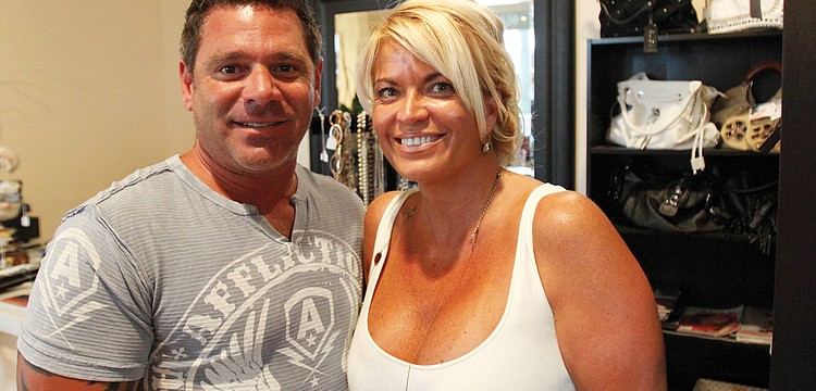 Jon Keller and Lynn Goodman, owner of Envy