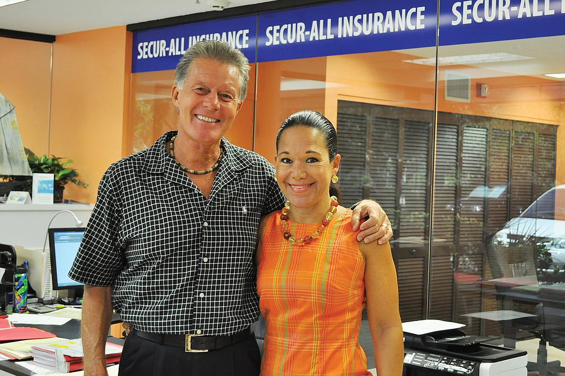 George Ceshker retired as an American Airlines pilot four years after Sept. 11. In 2009, he and his wife, Sandra, opened a Secur-All Insurance branch on Longboat Key. File photo.