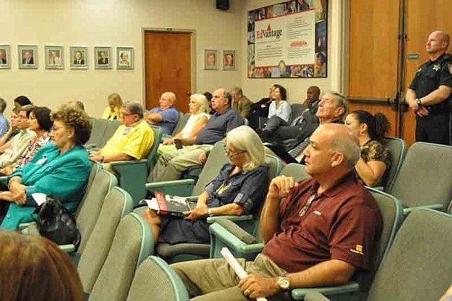 Residents spoke in favor and against the millage increase and the budget.