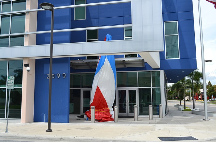 A dedication ceremony for a World Trade Center steel beam memorial will be held 8:30 a.m. Sept 11 at the Sarasota Police Station, 2099 Adams Lane.