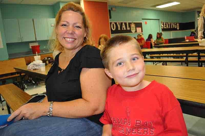 Holly Kaufman with her son, Mason, 6